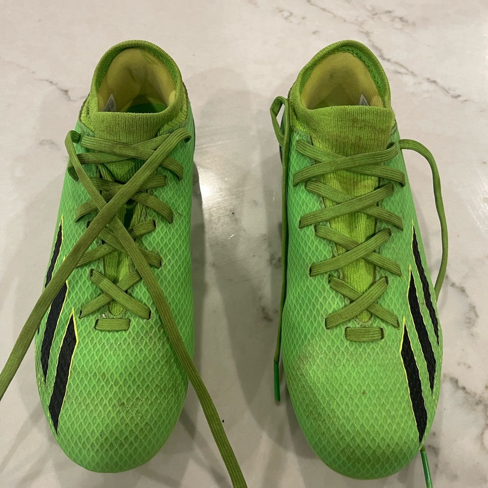 Boys Adidas soccer cleats, size 4